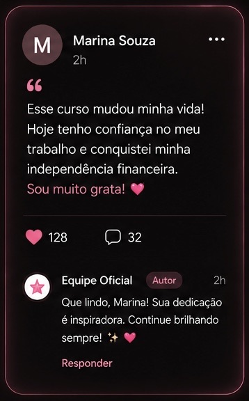 Publicação da comunidade de alunas